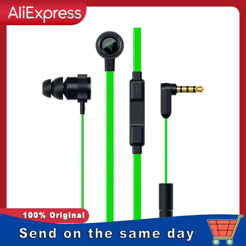 Razer Hammerhead Pro v2 Earbuds for iOS & Android Custom-Tuned Dual-Driver Technology in-Line Mic & Volume Control
