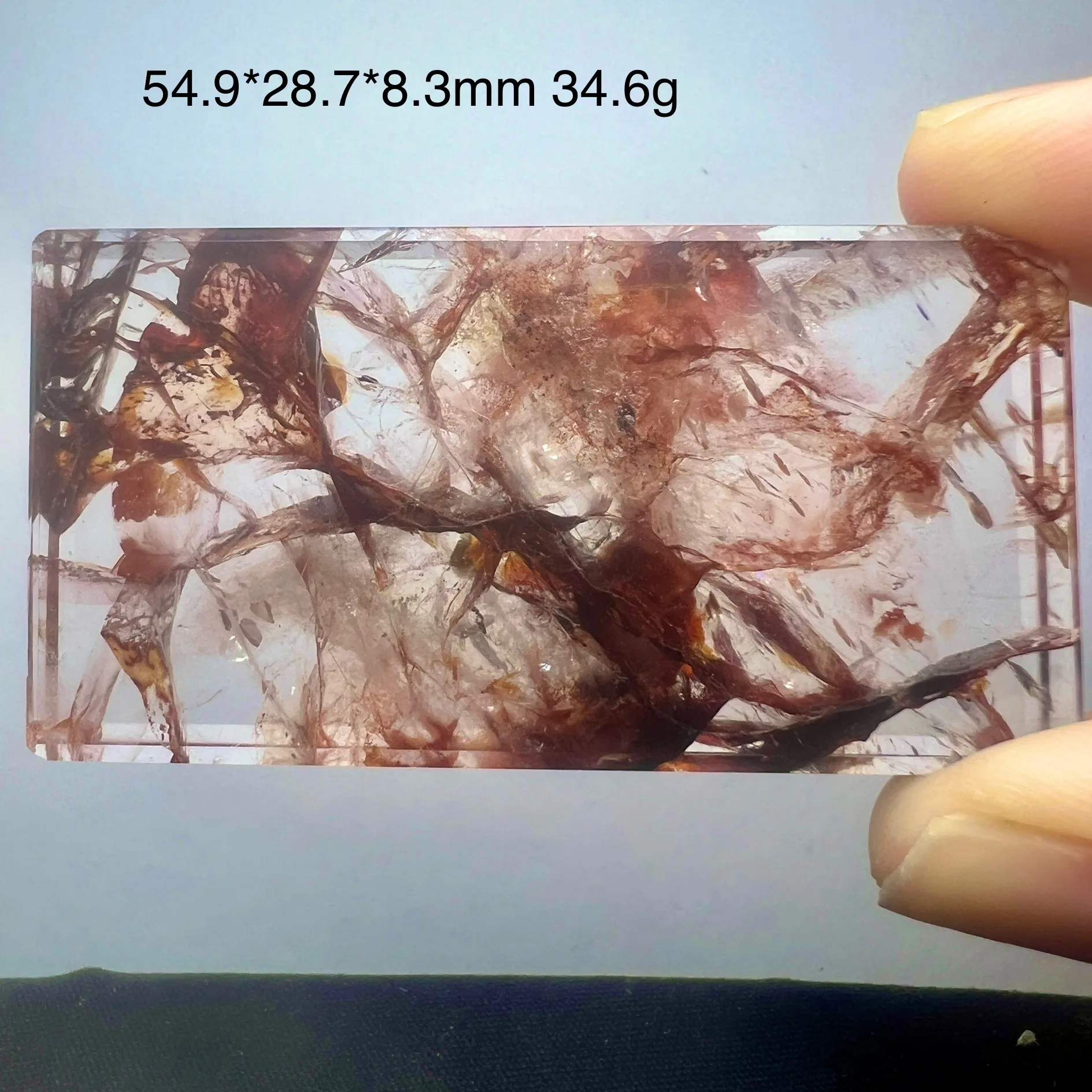 

Selected natural red agate flower crystal specimen for appreciation, collection, decoration and as a gift.