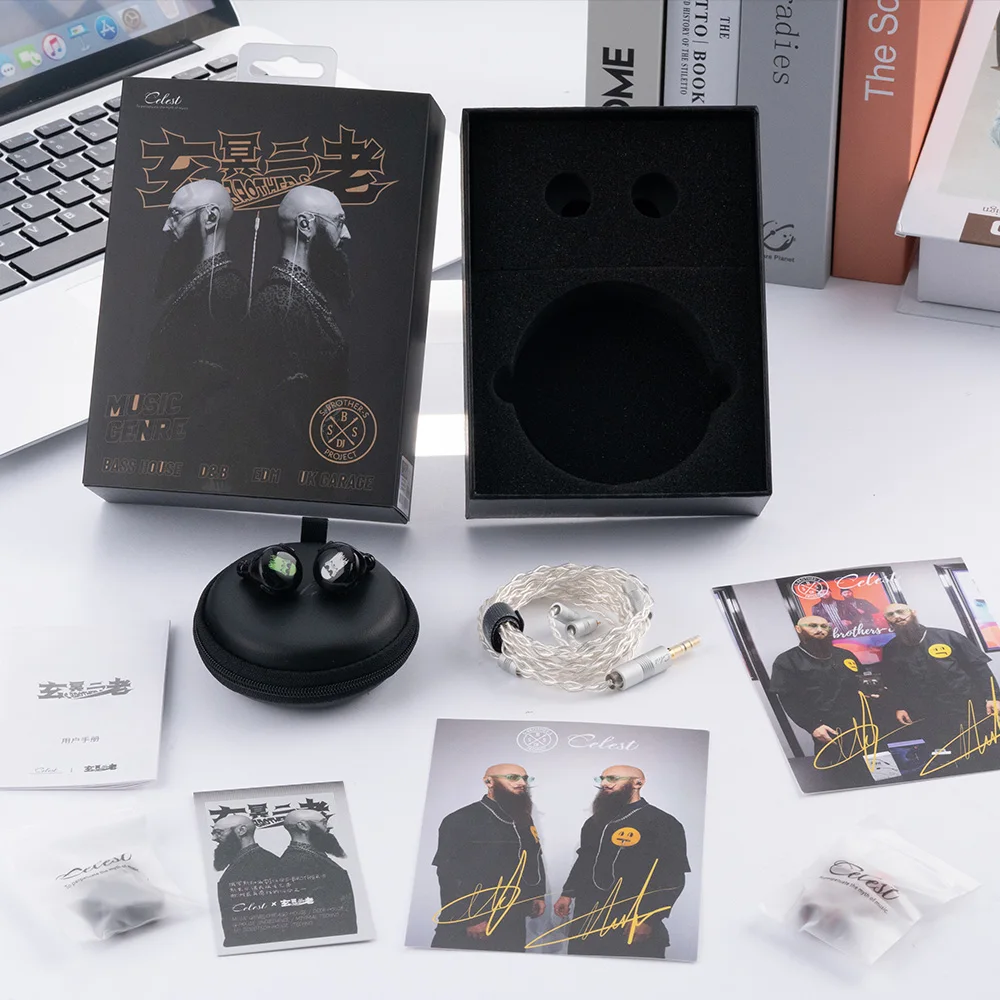 سماعات أذن Celest Pandamon 2.0 S-BROTHER-S ذات علامة تجارية مشتركة SPD2.0 كابل مراقبة داخل الأذن IEM لهدايا موسيقى HiFi