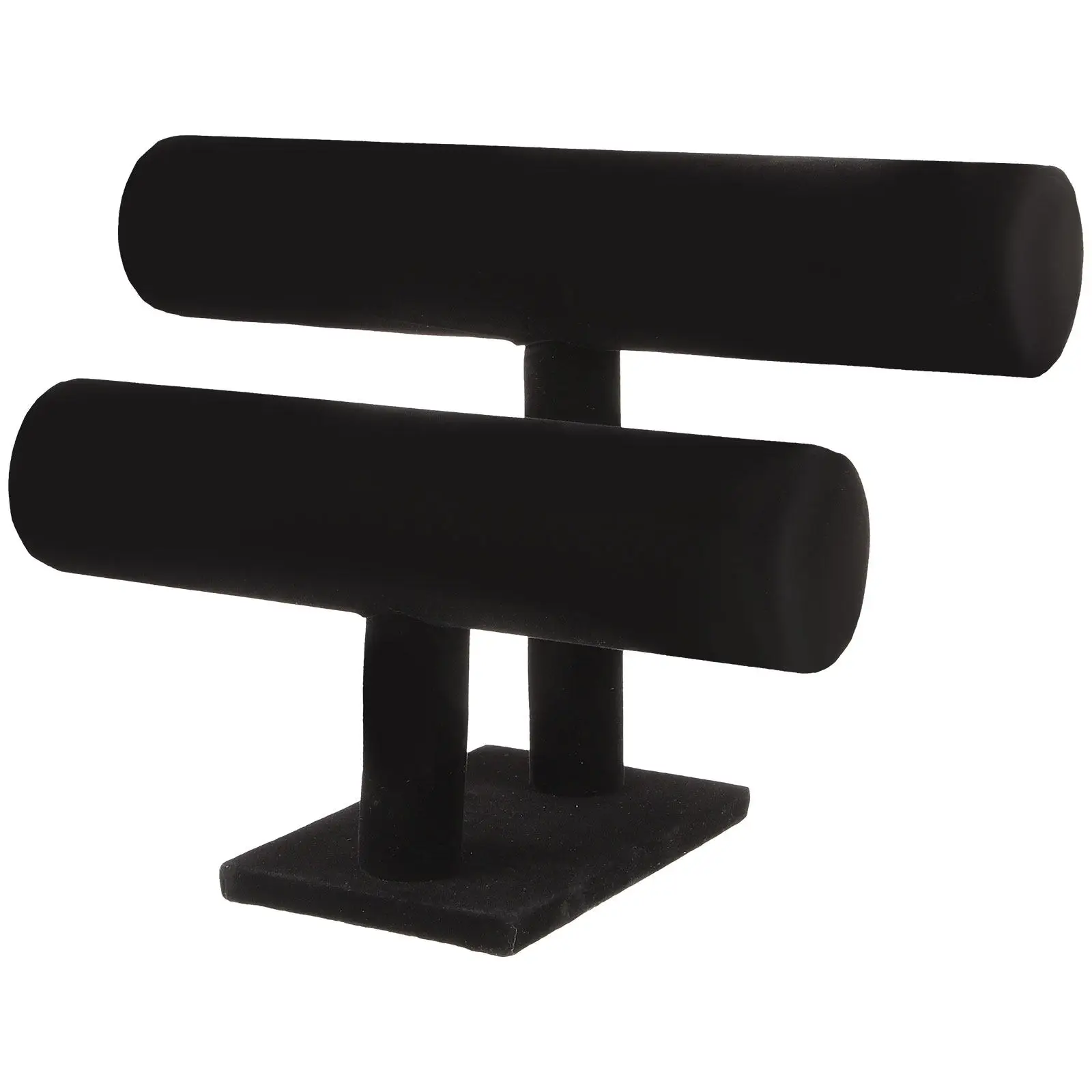 

Detachable Two Tier Bracelet Display Stand Jewelry Organizer Space Saving Disassembles for Storage Home Boutique Decoration