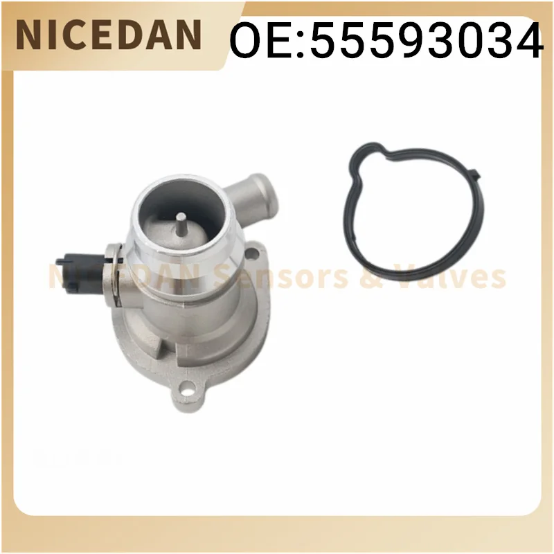 

55593034 Thermostat Housing Assembly Engine Coolant Outlet for Chevy Cruze Vauxhall Opel Buick Encore 1.4L New 55565336 55579010