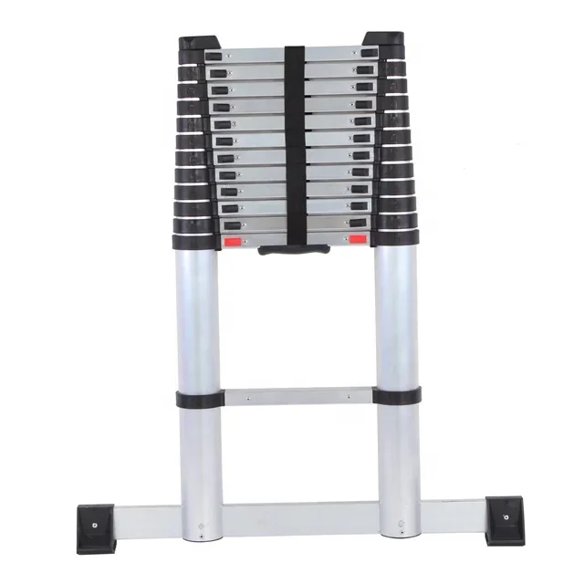 

3.8m ALUMINIUM TELESCOPIC LADDER WITH SOFT CLOSE DESIGN