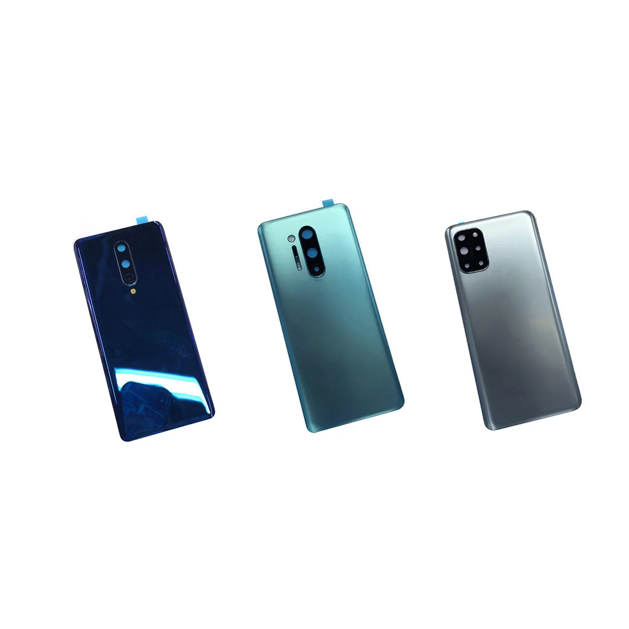 Baru untuk Oneplus 8 8Pro 1 + 8T 8T pelindung belakang baterai casing pintu belakang pengganti penutup baterai dengan lensa kamera