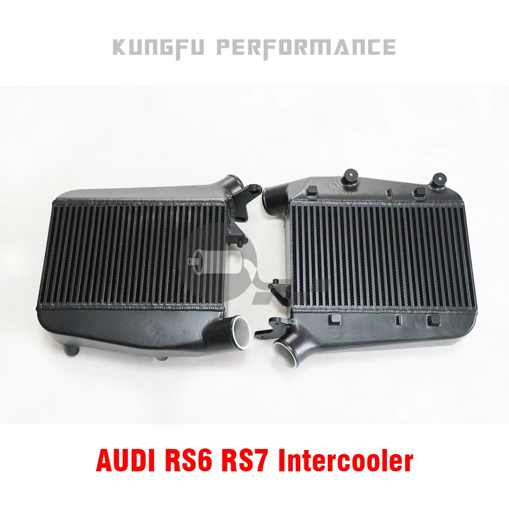 

KungFu Performance Aluminum Bar and Plate 2020+ EA825 RS6 RS7 C8 Intercooler for High-Performance Automobiles