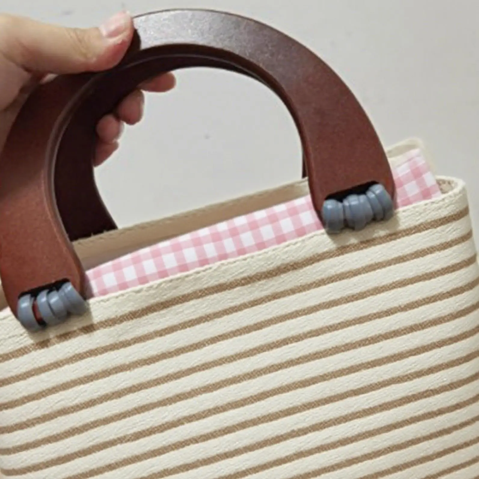 D Shape Rectangular Bag Handles DIY Replacement Handbag Tote Handles Bag Straps Woven Bag Handle Accessories