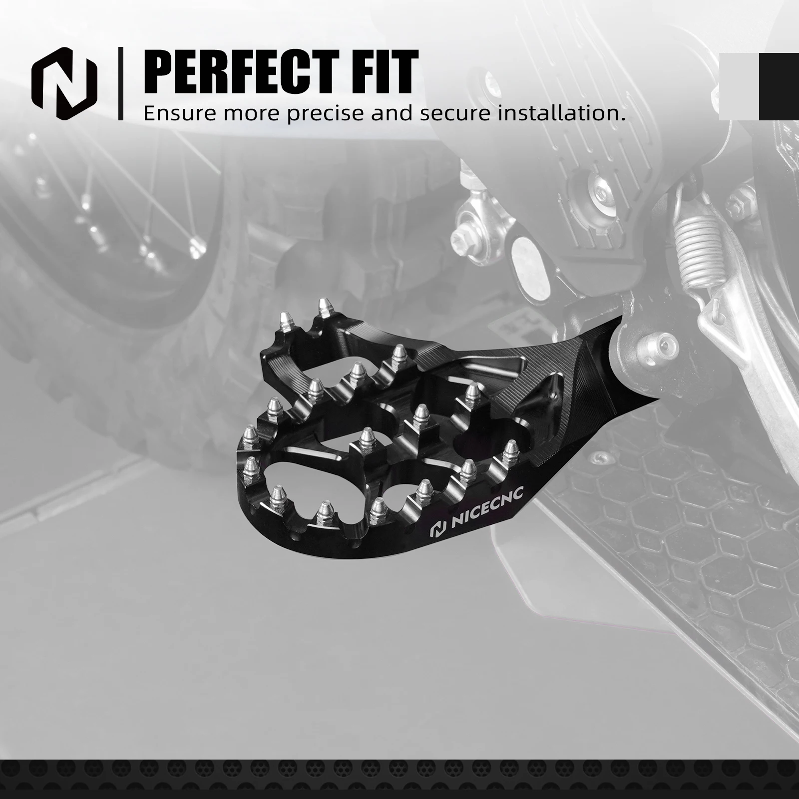 

For KTM EXC 300 EXC 250 EXCF 350 EXC 450 XCW 2024-2025 SX 125 SXF 250 SXF 450 XC XCF 2023-2025 Extender Foot Pegs Footrests