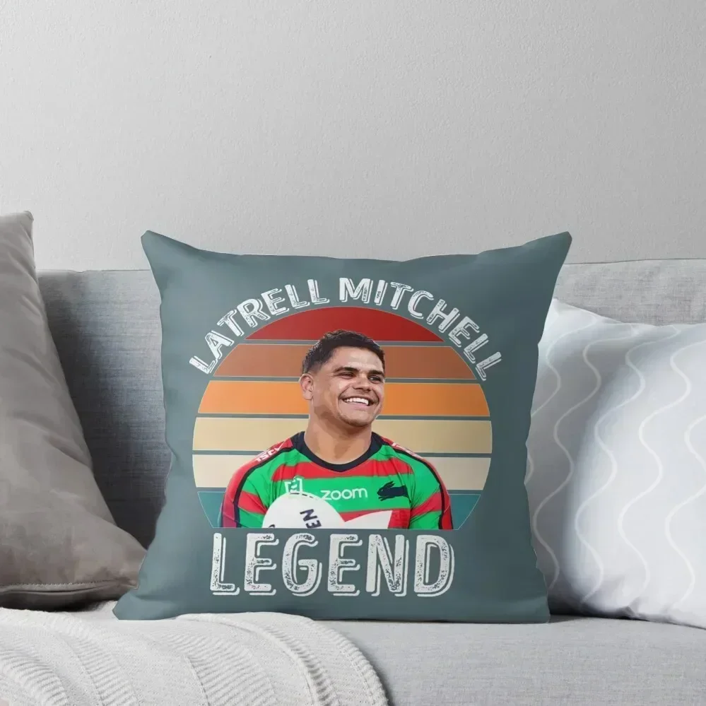 Latrell Mitchell Rabbitohs Throw Pillow Cushion Child Decorative Cover For Living Room pillow