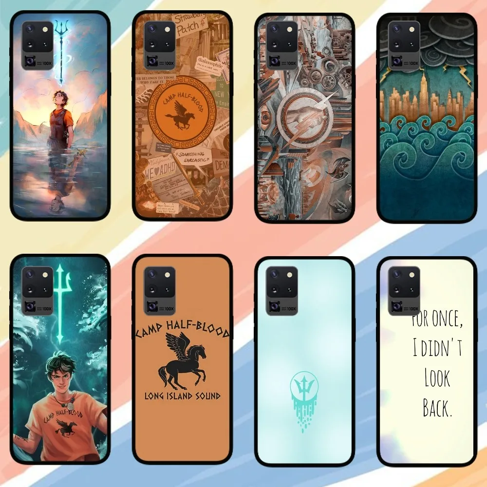 Percy Jackson  Phone Case For Samsung Galaxy S24 S23 S22 S21 S20 FE Note9 10 Plus Ultra Lite 5G Black Phone Case