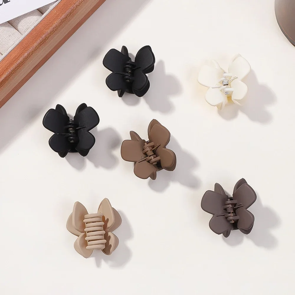 6Pcs Small Mini Butterfly Claw Clips for Women Girls Hair Clip set Suitable for All Hair Styles Anti-Slip Hair Claw Gripper Gift