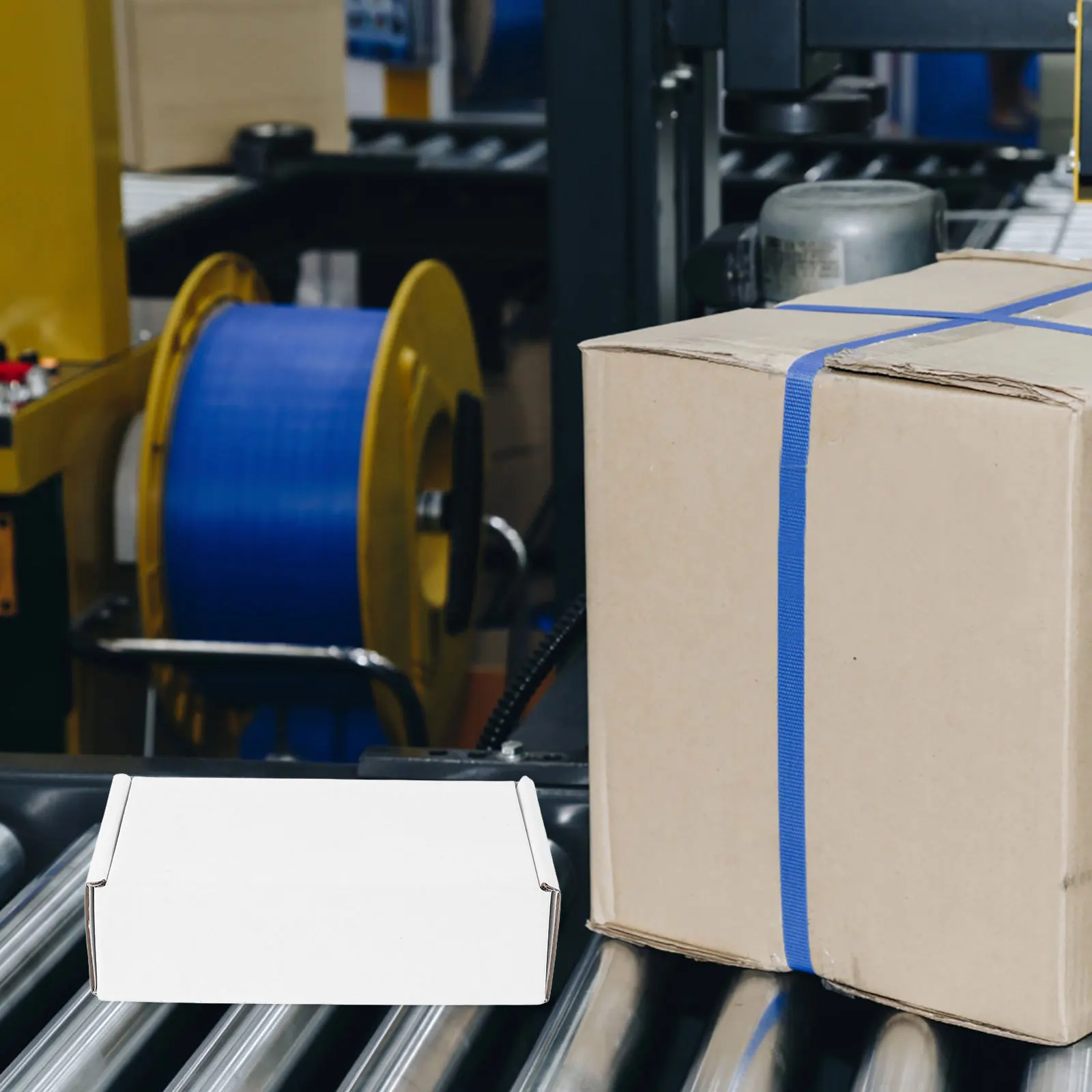 6Pcs White Packaging Boxes Smooth Edges Small Shipping Boxes for Small Business Mailing and Storage Needs Box for Shipping