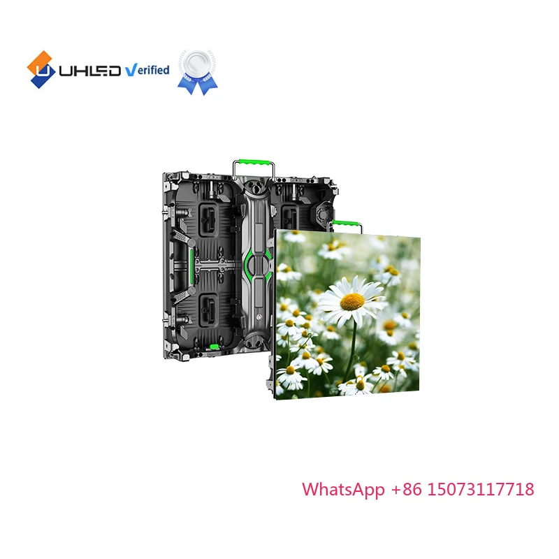 Pannello video da parete con display a LED per interni ed esterni da 500 * 500 mm per concerti sul palco e schermo LED ad alta visibilità per noleggio