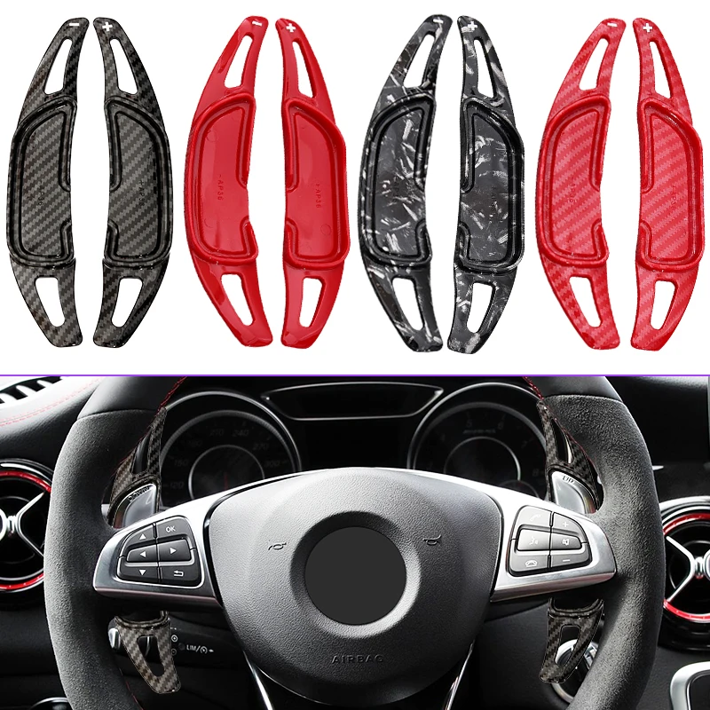 

AMG Paddle Shift Extension Shifters for Mercedes Benz A35 A45 C43 C63 E53 E63 CLA35 CLA45 GLA GLB GLC GLE GLS G63