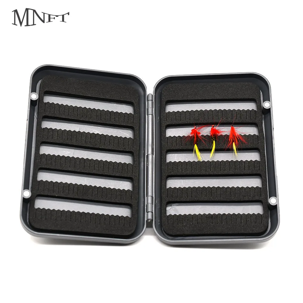 MNFT Fly Fishing Case Wodoodporne, lekkie pudełko na haczyki wędkarskie Pudełka na sprzęt wędkarski Rozmiar L&S