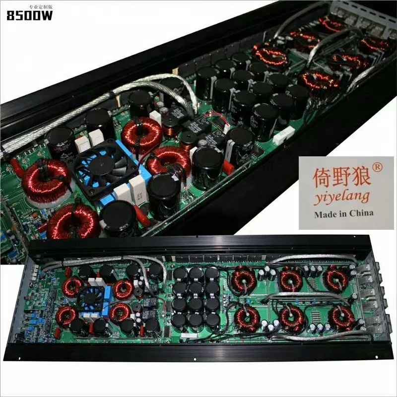 High Power Korean Car Amplifier 1 Channel Car Equalizer 4 Ohms Sub Amplificador Hot Sell USA