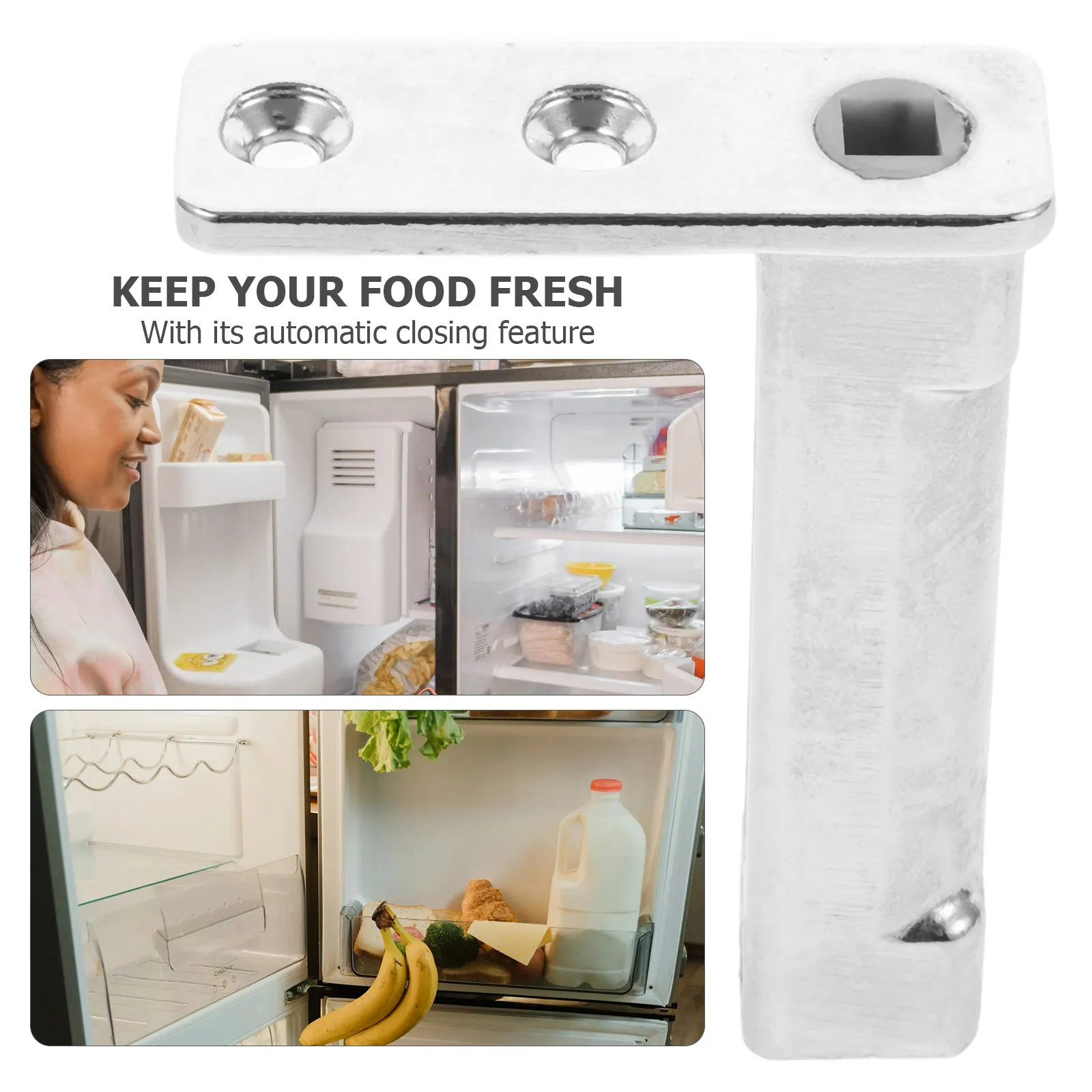 

Heavy Duty Refrigerator Door Hinge Automatic Closure Mechanism Durable Replacement Part For Freezer Doors Easy Install No Tools