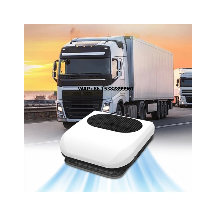 مكيف هواء صغير RV 12/24 فولت على السطح لشاحنة فان النوم تيار مستمر Rv فان على السطح مع حالة جديدة لحافلة الشاحنة #1
