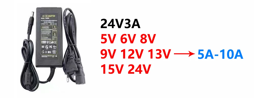 AC 220V TO DC 5V 6V 8V 9V 12V 13V 15V 24V LED Power Supply Adapter 1A 2A 3A 5A 6A 8A 10A Power Supply Adapter 220 V PowerSupply