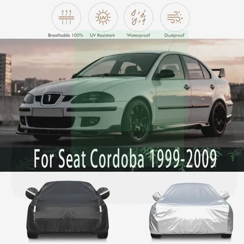 

For Outdoor Full for Seat Cordoba 1999 2009 Snow Sunshade Waterproof Dustproof Exterior Accessories Car Covers