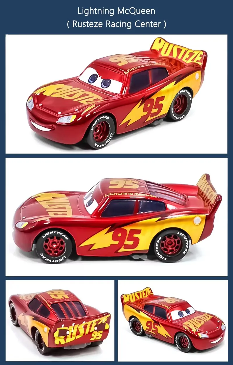 Pixar Cars 2 3 Lightning McQueen Cruz Ramires Sterling Ramone Traktoren Legierungsautomodell Kinderauto Spielzeug Geburtstagsgeschenk – Detail 17