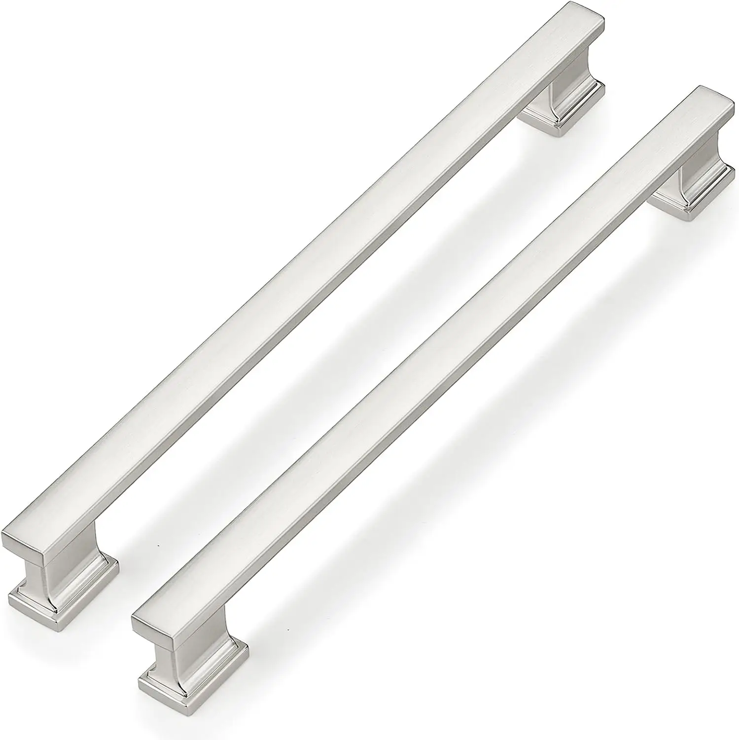 7.56 Inch Brushed Satin Nickel Cabinet Drawer Pull Handles Bulk Pack Of 30 Decorative Furniture Hardware For Kitchen Storage Cabinet Renovation