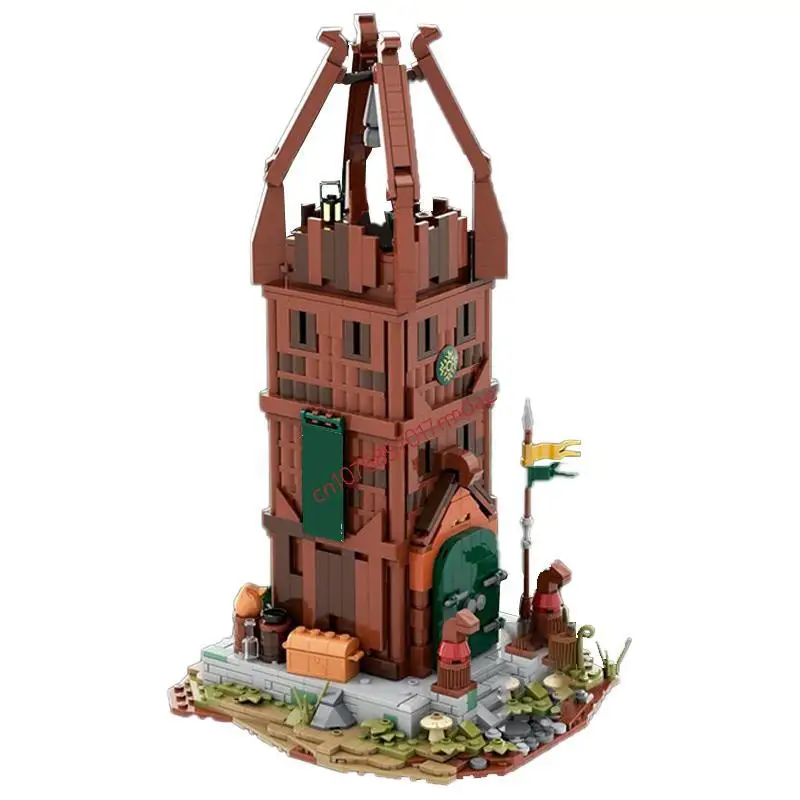 NIEUW De Ringen Film Moc UCS Edoras Rohan Golden Hall Stabiele Boogschutter Toren Huis DIY creatieve ideeën Kinderen Speelgoed verjaardagscadeau Blok