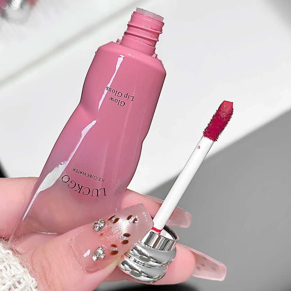 Water Plump Glaze Lip Gloss Moisturizing Mirror Finish Non Sticky_voghion.com
