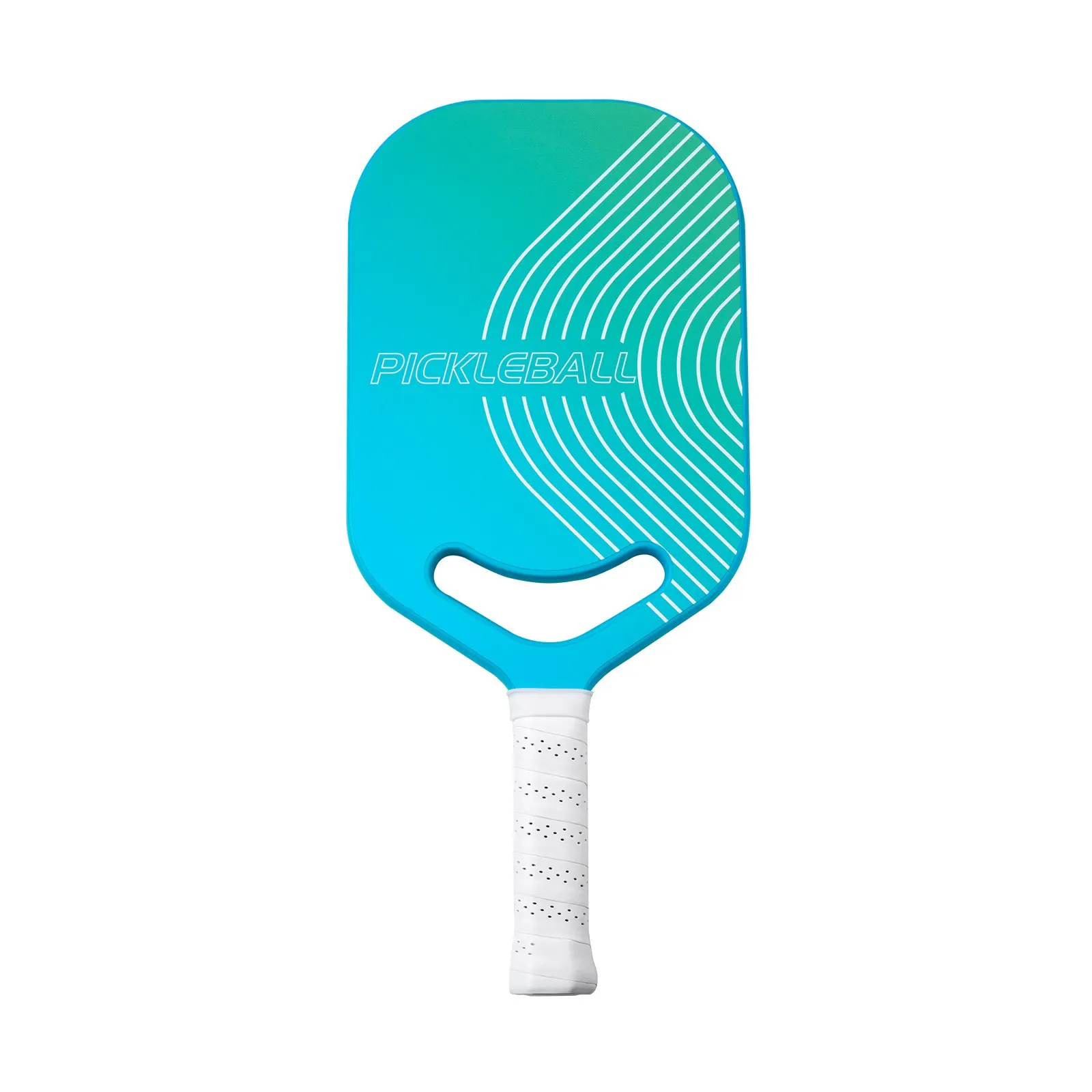 

Pro Carbon Fiber Pickleball Paddle With Aero Throat Honeycomb Core Racket