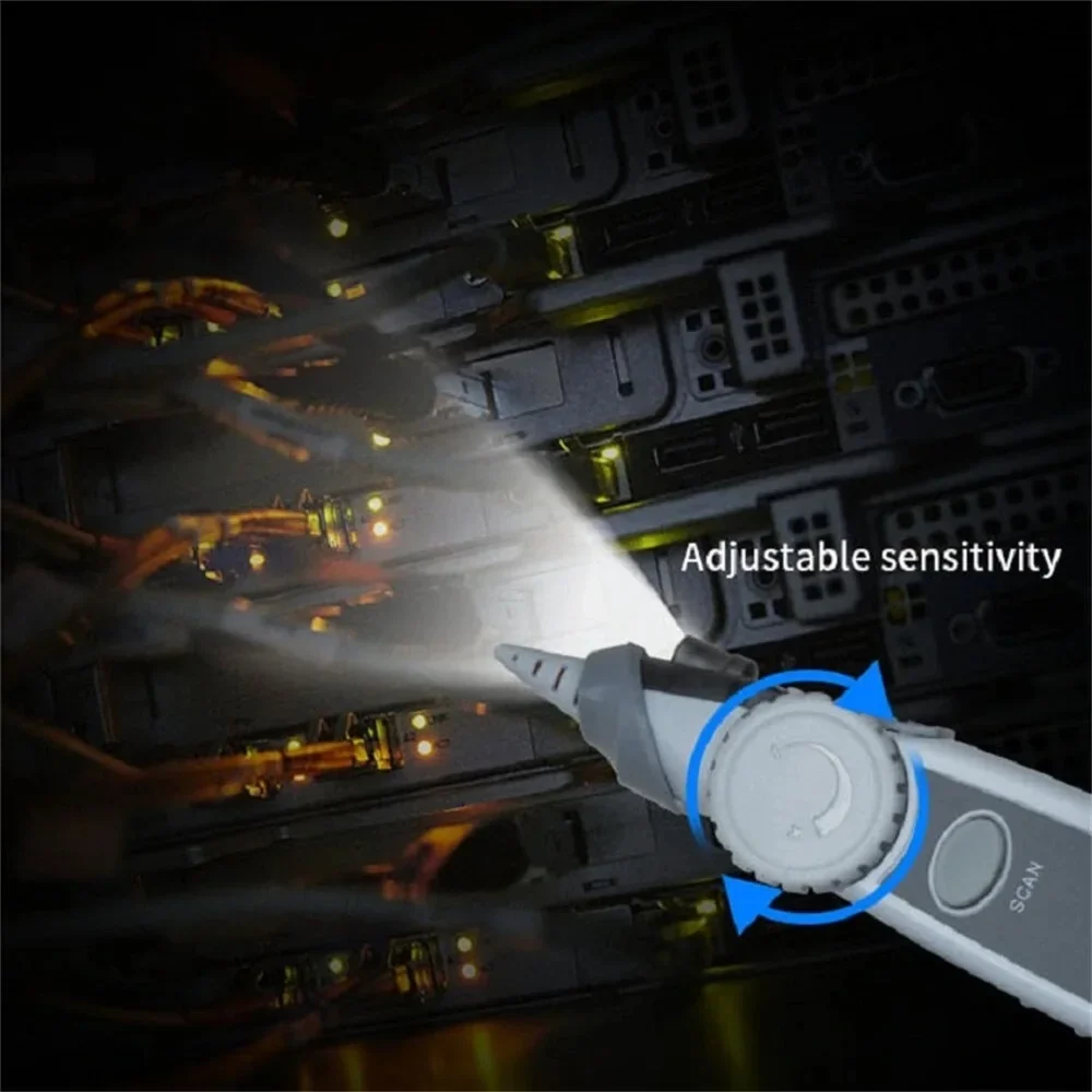 TOOLTOP Network Cable Tester Wire Tracker PoE Test Digitalized Cable Tracing Breakpoint Ethernet Cable Checking Line Finder