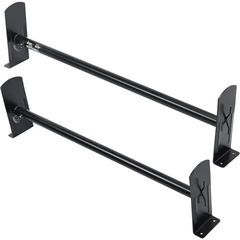 

Aluminum Steel Van Roof Ladder Rack with 500 lbs Weight Capacity, Adjustable Length from 35.8 to 52.4 Inches