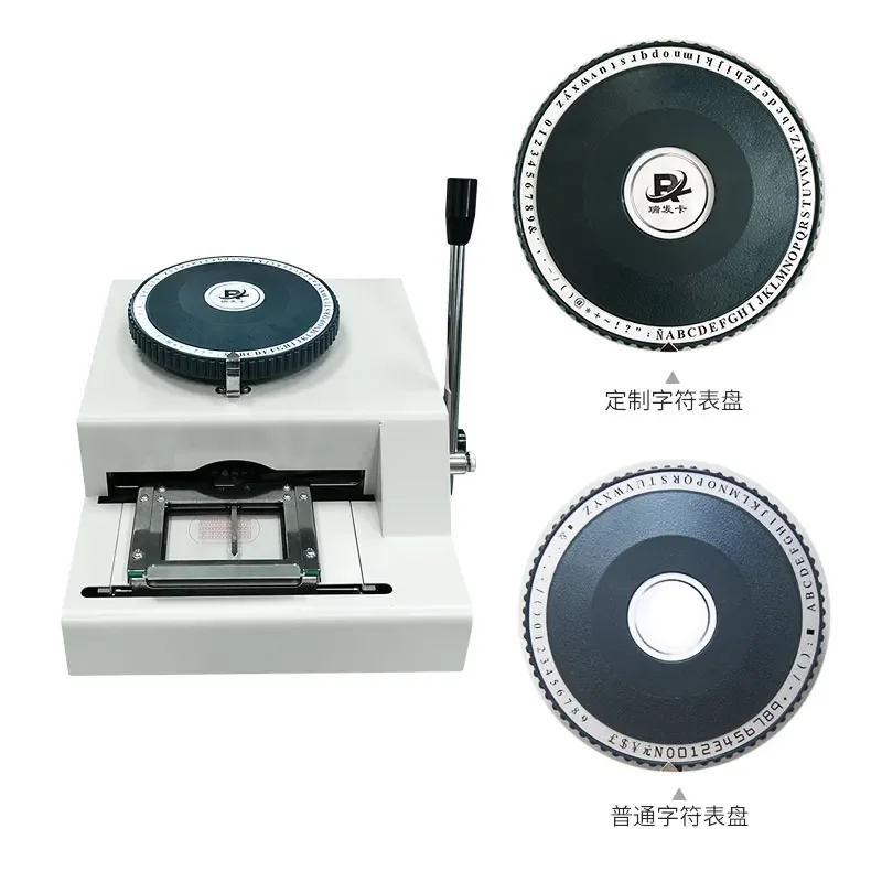 Functional and Durable Manual Metal Tag Embosser / Code Embossing Machine