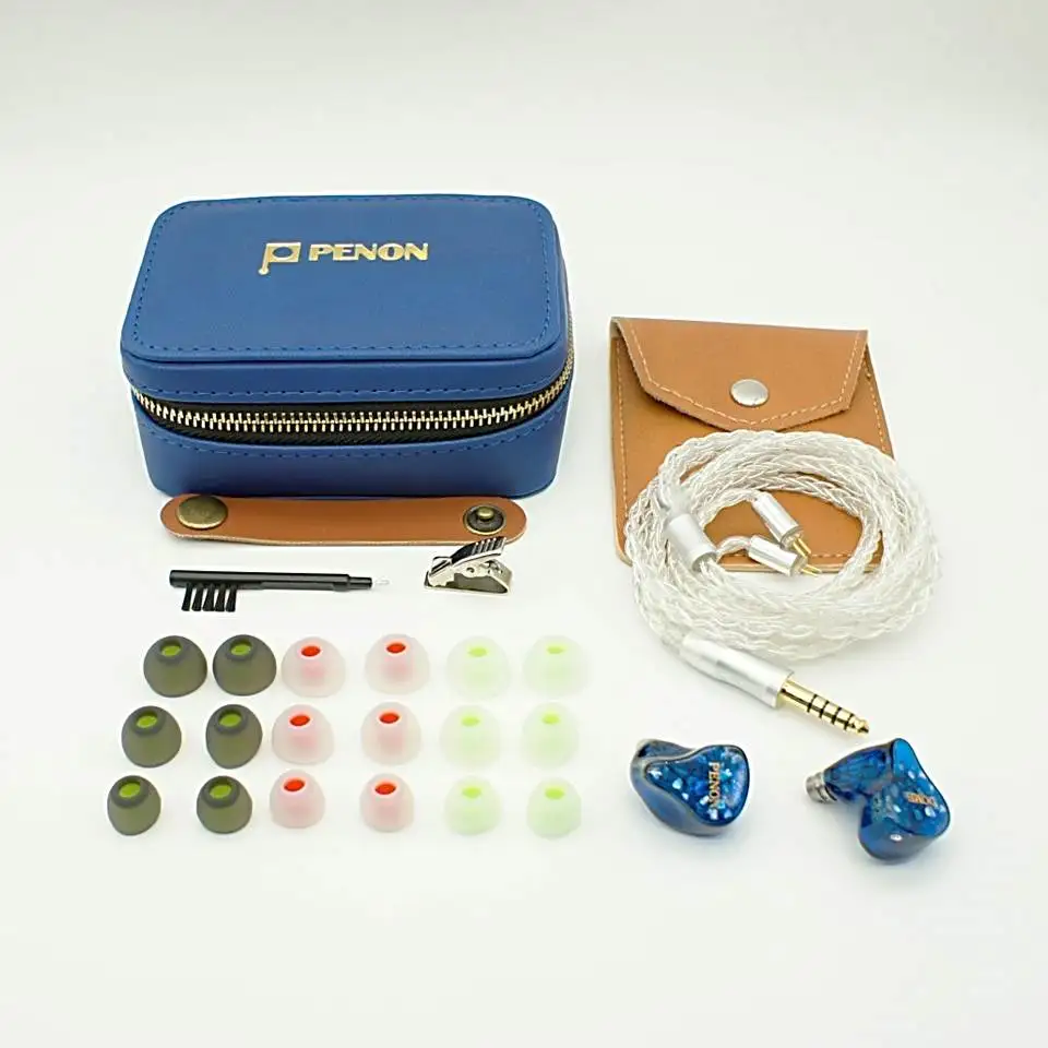 Penon DOME 3 المحرك المتوازن + 1 سائق ديناميكي هجين 2Pin 0.78 ملم HiFi داخل الأذن سماعة أذن عشاق الصوت IEM