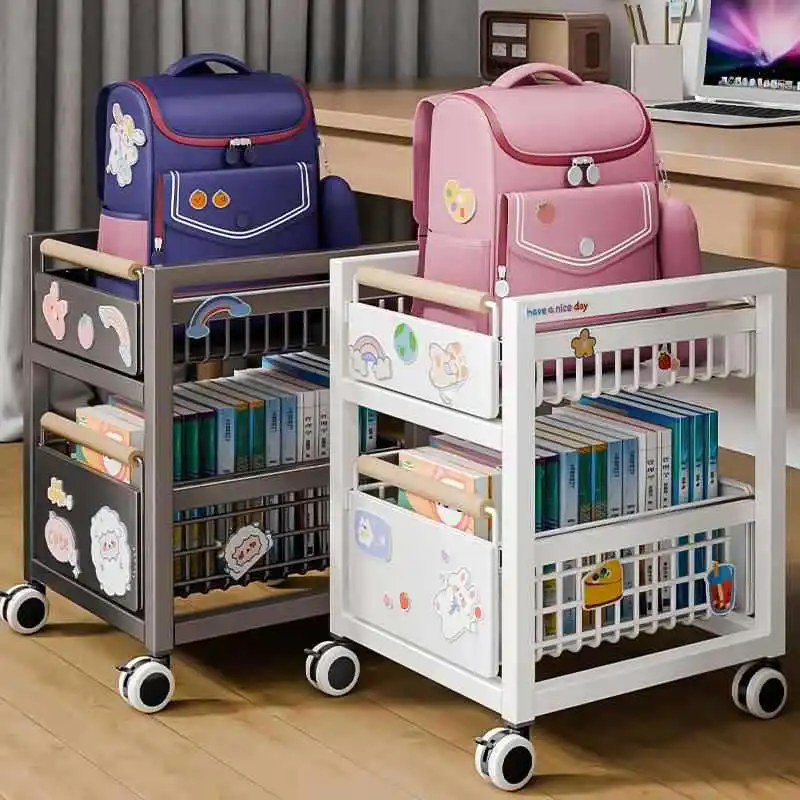 

School bag, shelf, household, under desk, trolley, removable, books, storage