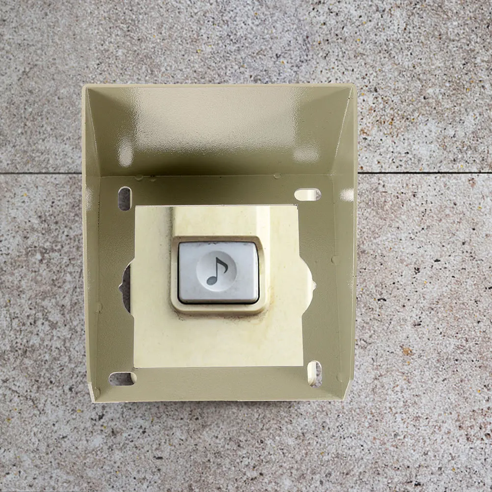 

2Pcs Waterproof Doorbell Socket Protector Outdoor Iron Cover Weatherproof Box for Wall Outlet and Charging Station Rainproof