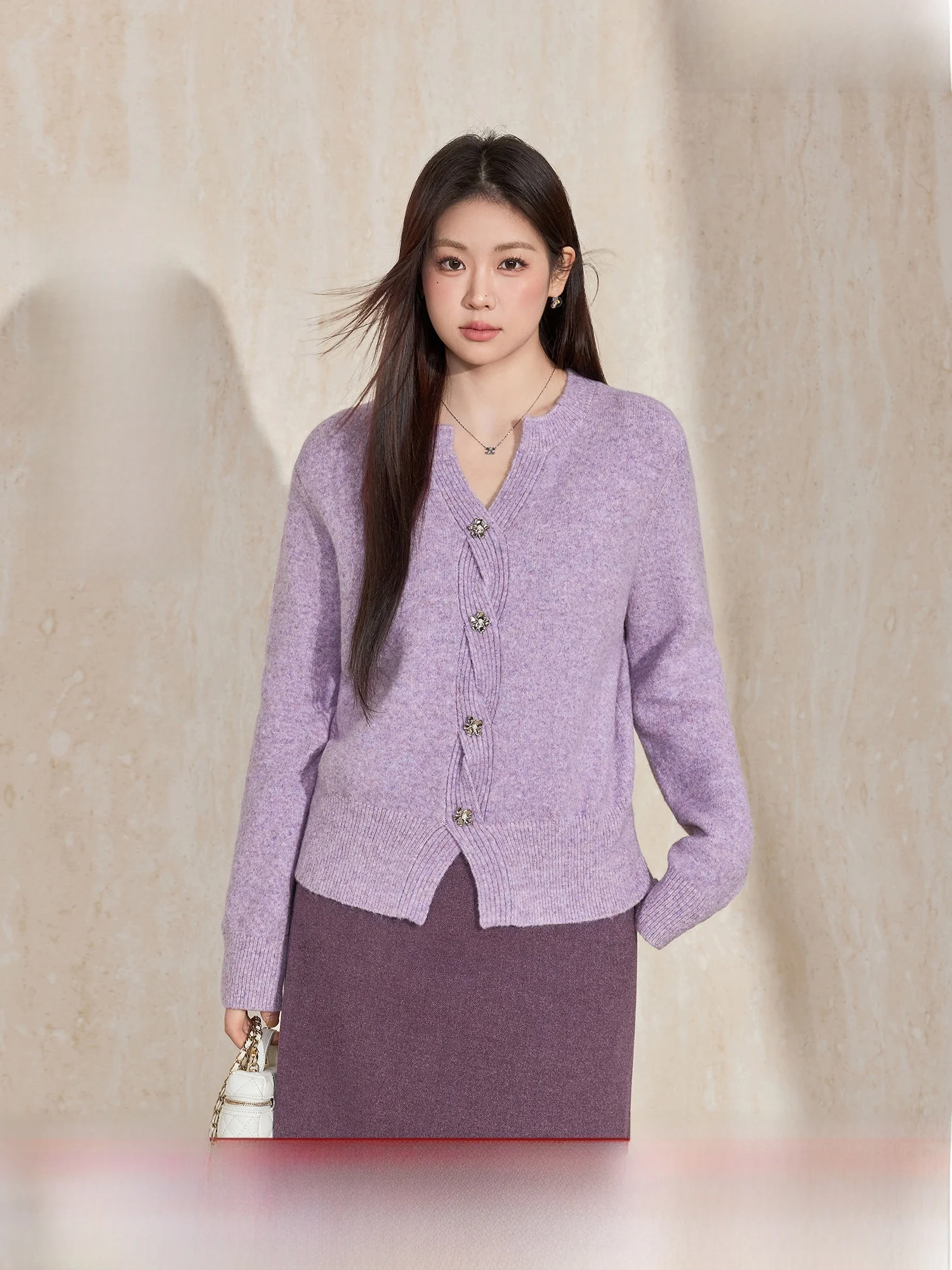 

Мягкий вязаный свитер из смесовой шерсти для женщин, больших размеров, для повседневной носки, зимний стиль