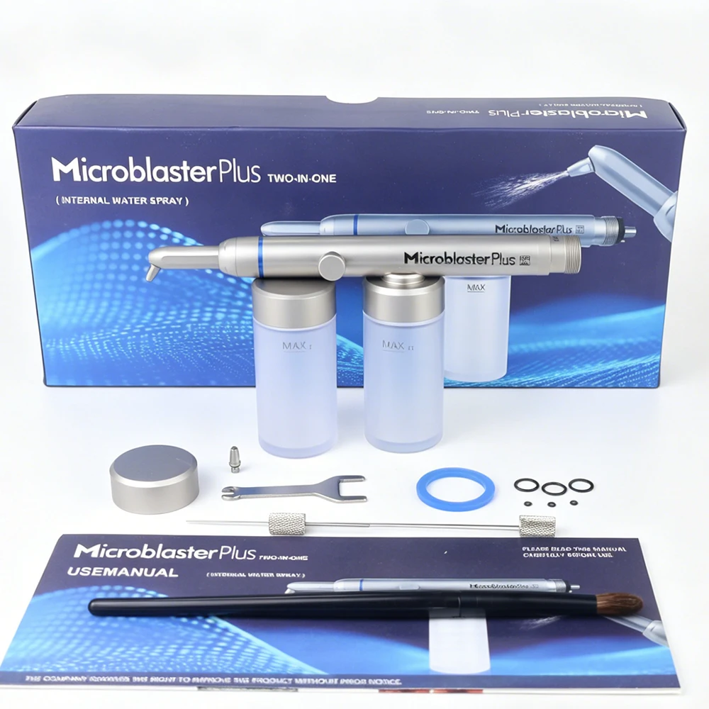 Dental 2in1 Aluminum Oxide Micro Blaster With Water Spray Alumina Air Abrasion Polisher Microetcher Sandblasting dentistry tool