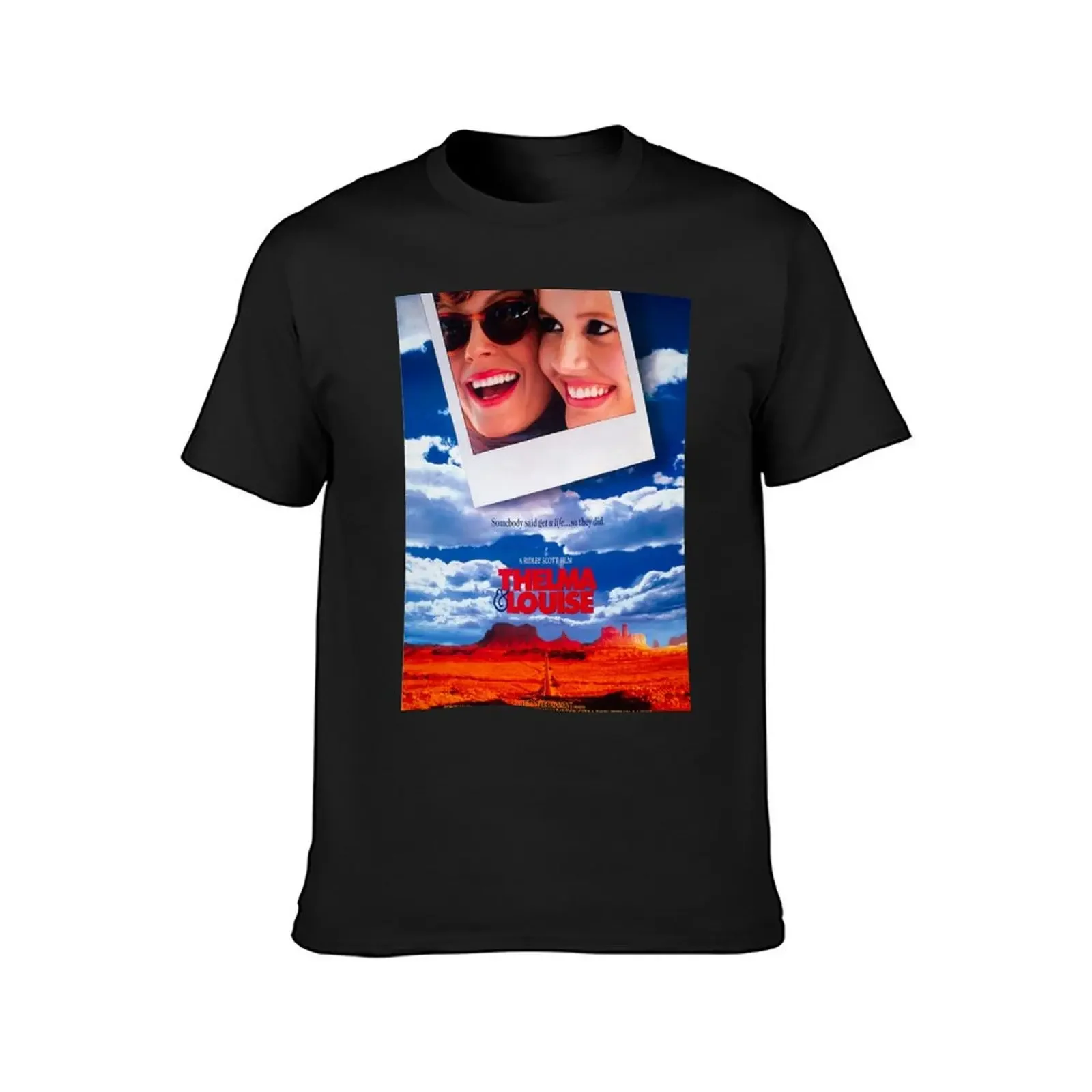 Thelma & Louise Movie Poster T-Shirt street wear oversizeds designer shirts mens t shirts pack