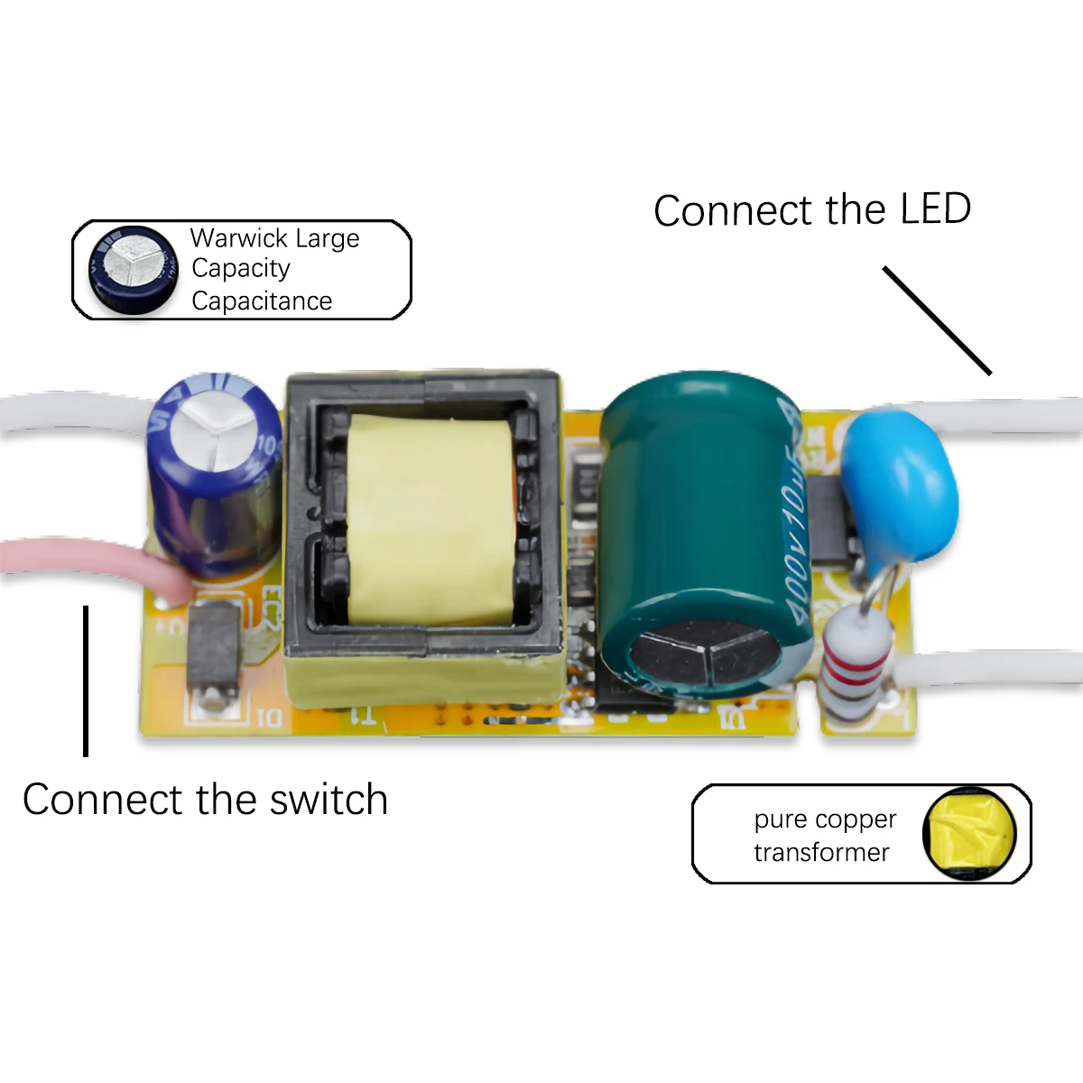 8-12W LED Spotlight and Bulb for Commercial Lighting – Flicker-Free, Wide Voltage Input, Isolated Built-in Driver