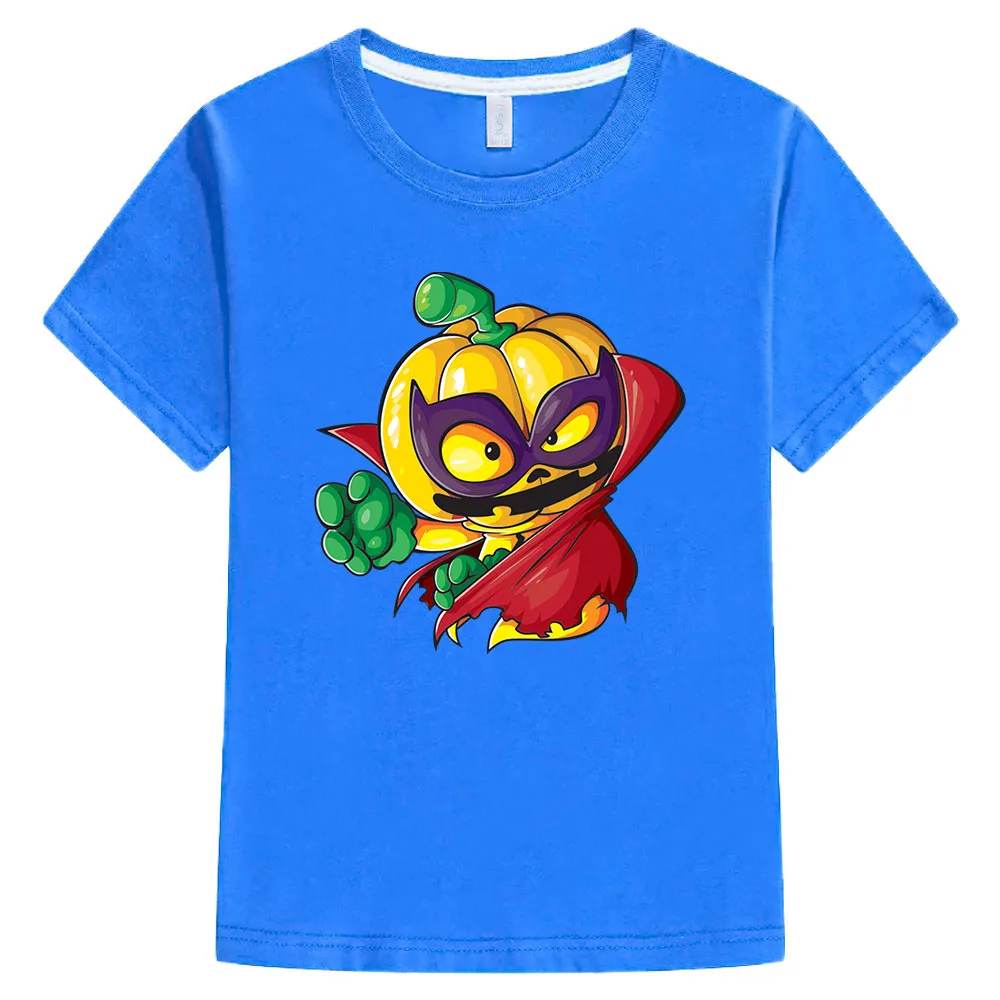 Superzings Fashion T Shirt Kids Kawaii Super Zings T-shirt for Girls Cute Tshirt Children Top Cotton Boys Graphic T Shirts Tees