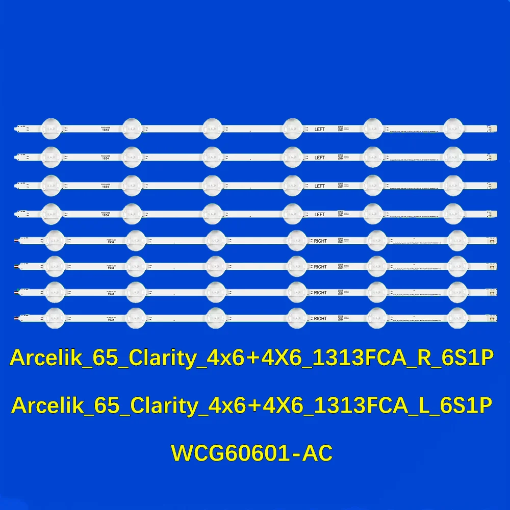 LED Strip for 65GDU7500B 65GCU7900B 65GDU7900B 65VLX8000 65VLX6000 WCM60601-AC Arce-lik_65_Clarity_4x6+4x6_1313FCA_L L_6S1P