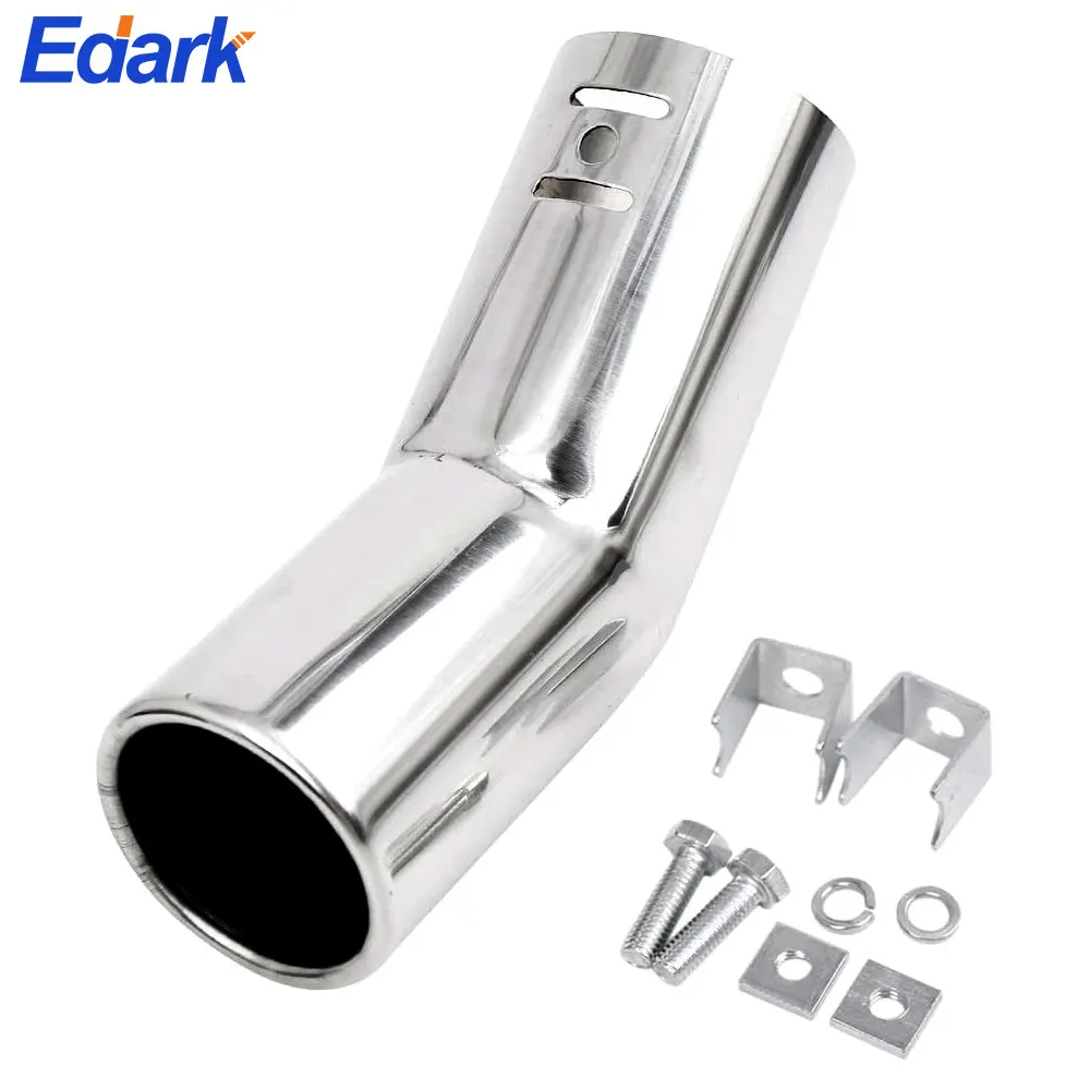 

1Pcs Car Tail Pipes Replacement Car Style Dual Pipe Stainless Steel Exhaust Tail Pipes Muffler Tips Fit for VW Golf 4 Bora Jetta