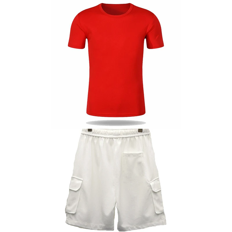 

Youth quick-drying shorts Suits for men Summer Shorts Set casual thin Student Short Sleeve 2 Piece Set Tracksuits Men Clothing