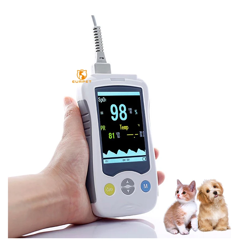 

EURPET Animals Medical Equipment Veterinary Handheld Finger Pulse Vet Oximeter A2