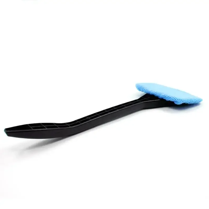 Car Washer Brush Microfiber Window Cleaner Long Handle Dust Car Care Windshield Shine Towel Handy Car Cleaning Washable Tool