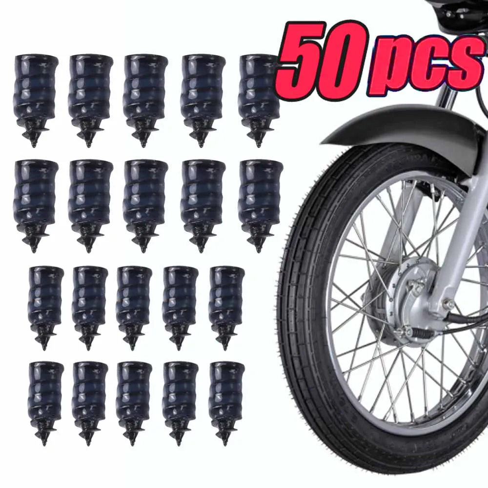 

50/40/30/20/10pcs Car Motorcycle Vacuum Tyre Repair Nails Truck Scooter Bike Tire Puncture Repair Tubeless Tools