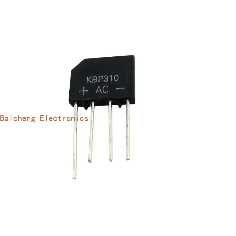 10PCS KBP310 flat bridge 1000V3A new original bridge stack rectifier stack silicon stack full bridge direct shot