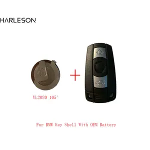 Bilashmart Remote Key Shell BMW E61 E90 E82 E70 E71 E87 E88 E89 X5 X6 1 3 5 6 Series Replace 3Button With VL2020 105degree Case