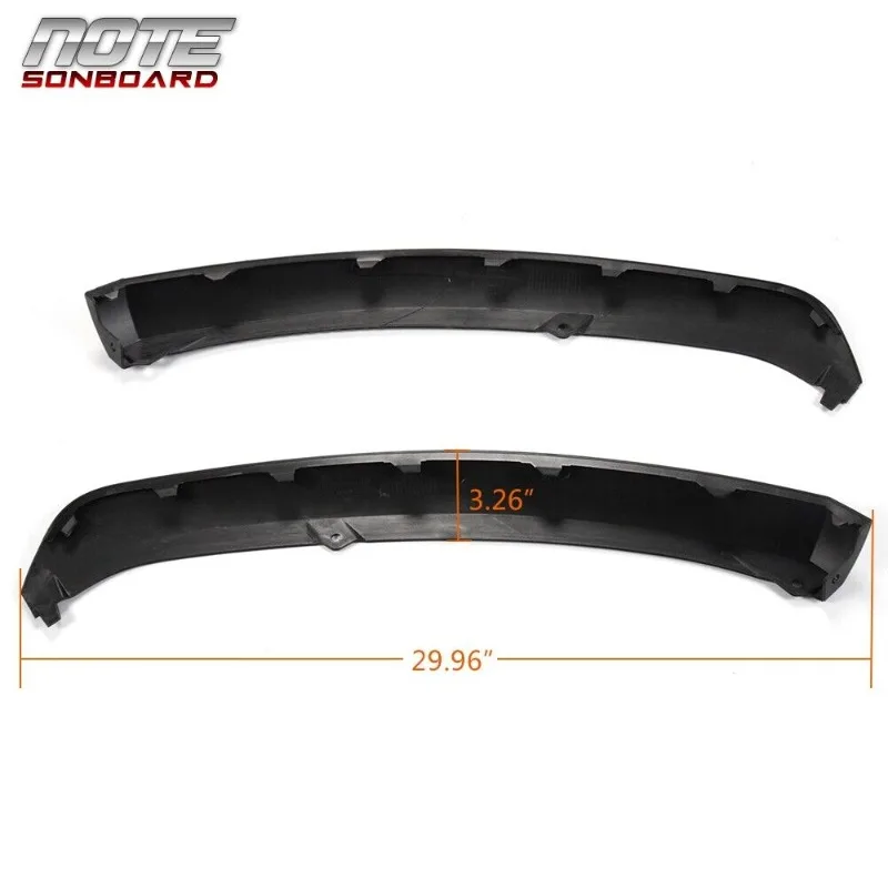 FIT FOR FOCUS 2012 2013 2014 FRONT BUMPER SPOILER LIP AIR CHIN SPLITTER LEFT + RIGHT United States