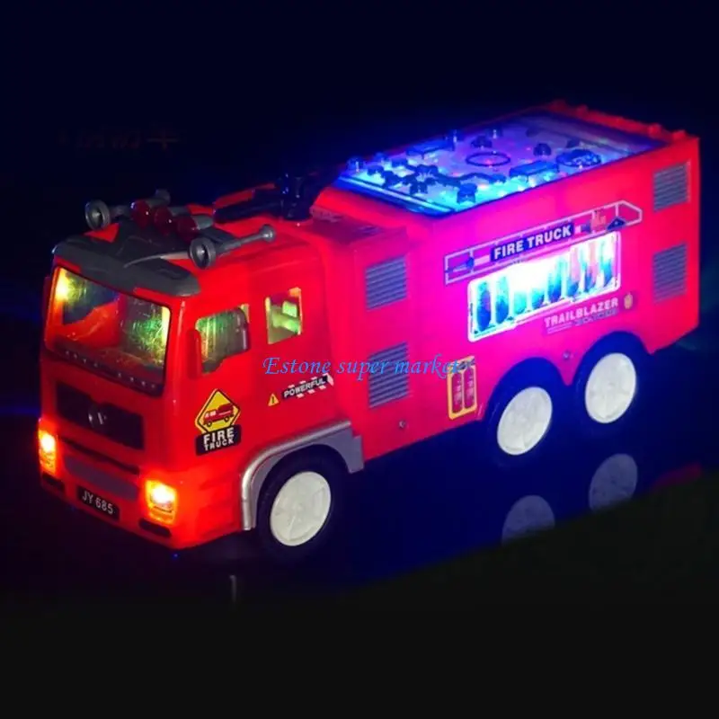 090B Interactive Garbage Truck Toy with Lights and Music for Toddler Daily Use