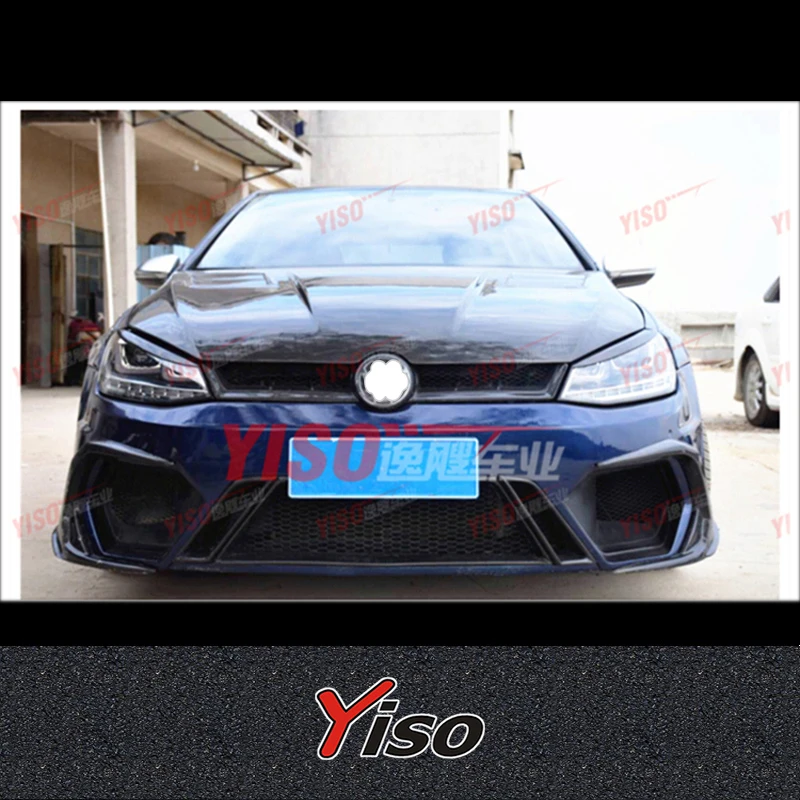 Suitable for GOLF 7R GTI Aerodynamic kit Modified encirclement GOLF7R GTI Rline Carbon fiber Retrofitting lamp eyebrows