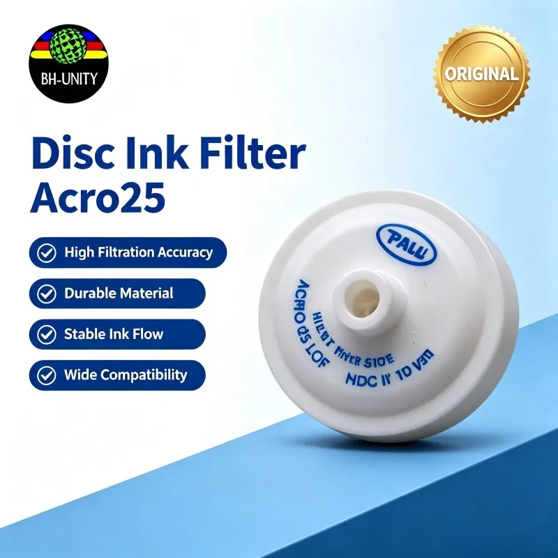 Disc Ink Filter Acro25 LCF HDC II 6um 10um 20um for Flora Docan UV Flatbed Printer Disc Filter Spare Parts